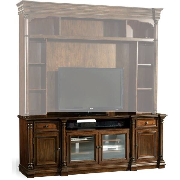 Shop Hooker Furniture 5381 55484 84 Wide Rubberwood Media Cabinet