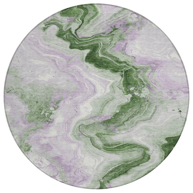 HomeRoots Abstract Transitional Rectangle Outdoor Rug
