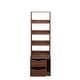 preview thumbnail 8 of 9, Nightstand with Bookshelf,Night Stand with 2 Storage Drawers for Bedroom