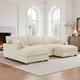 Option White-3 Pieces with 2 Chaise