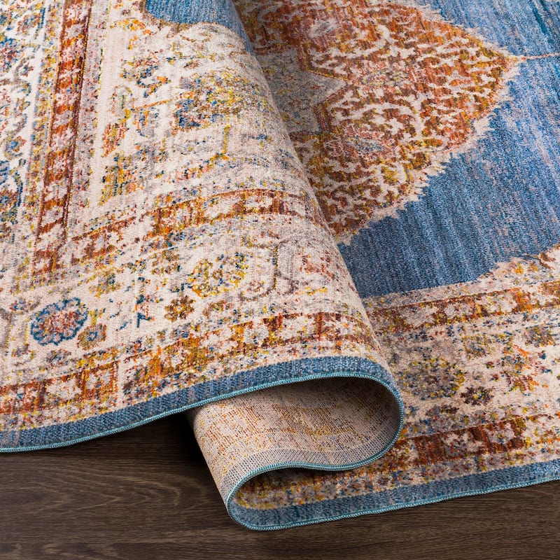 Artistic Weavers Raji Distressed Medallion Area Rug