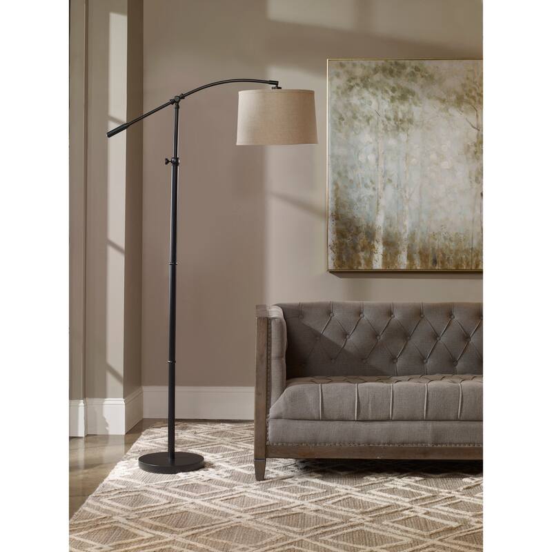 The Gray Barn Oil Rubbed Bronze Adjustable Metal Floor Lamp