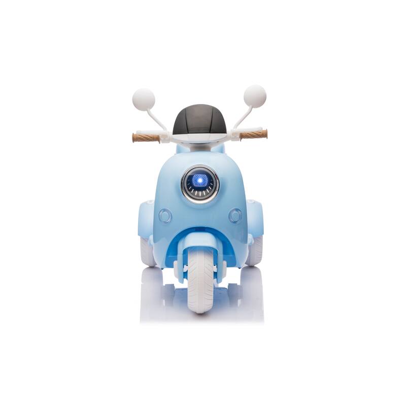 12V Kids Electric Motorcycle, 3 Wheels Ride On Scooter with USB,Bluetooth,Lights,Storage Box, 2 Seats Dual Motor Motorbike