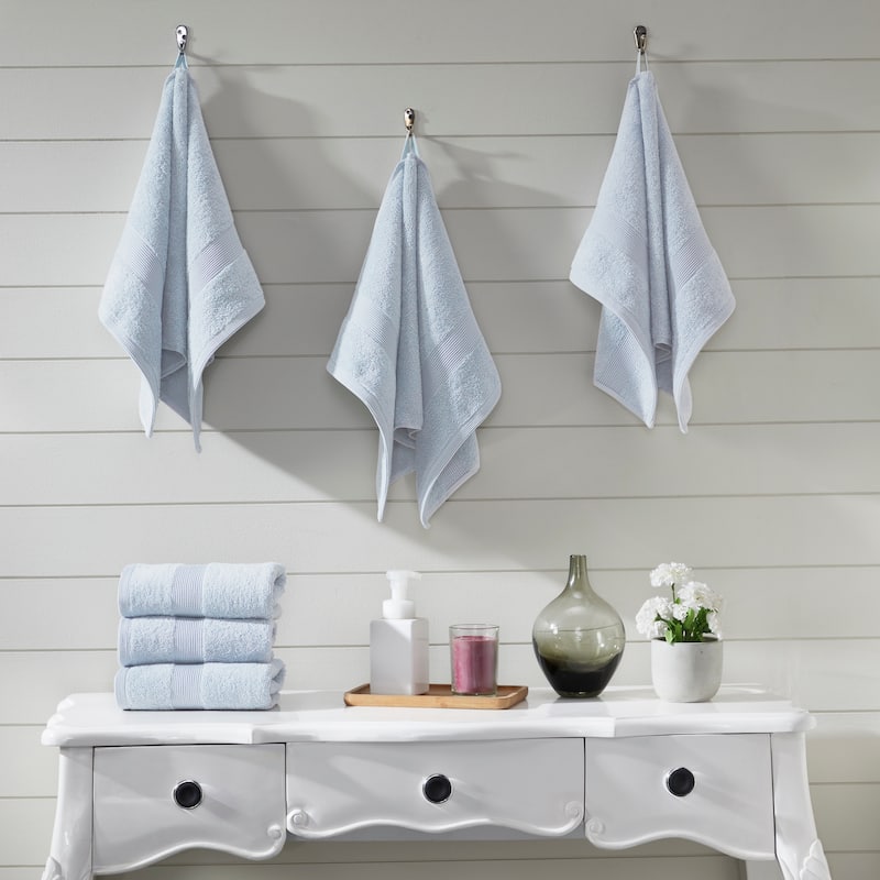 Fabstyles Luxury Hand Towels 16 x 28 Inches Set of 6 - 16x28