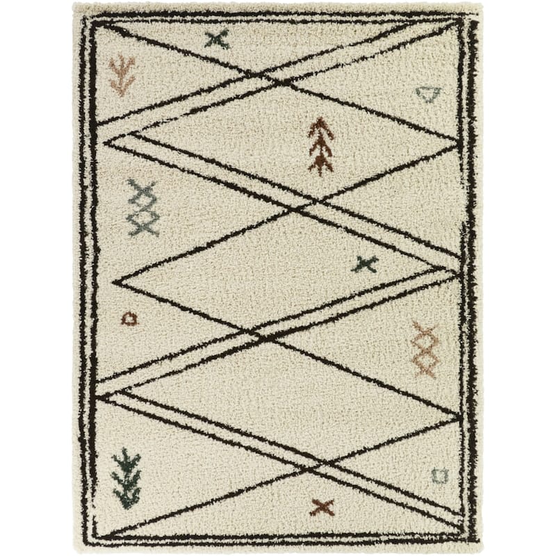Lopes Modern Southwestern Shag Area Rug