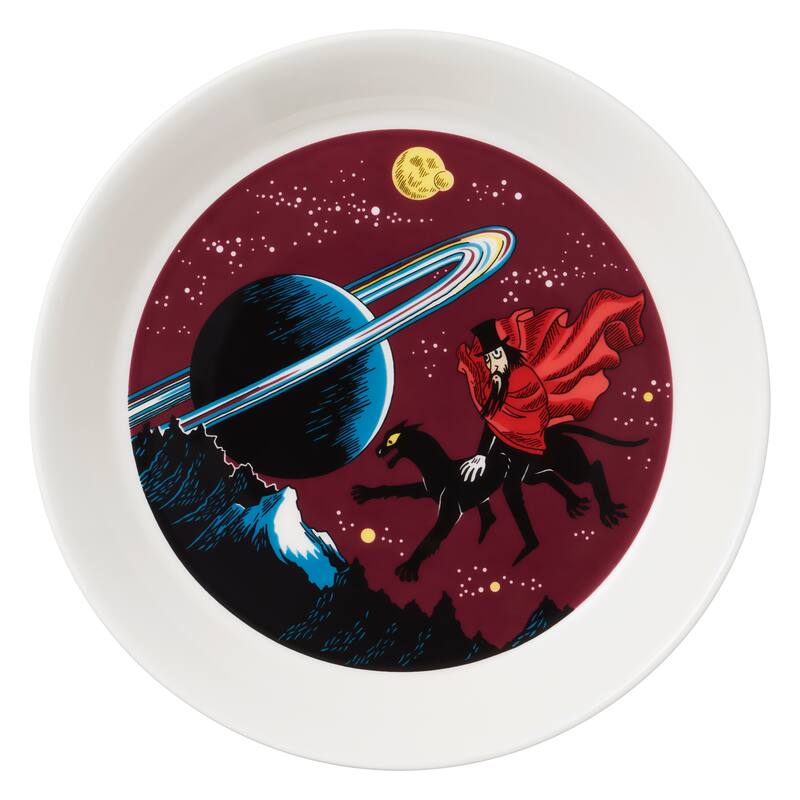 Moomin by Arabia Plate 7.48in Hobgoblin Purple