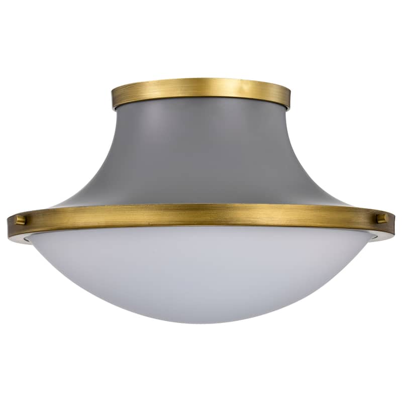 Nuvo Lighting 60/7916 Lafayette 3 Light 18" Wide Flush Mount Bowl