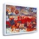 preview thumbnail 3 of 10, Designart 'Painted Mural On Royal PaLace In Colombia' Traditional Framed Canvas Wall Art Print
