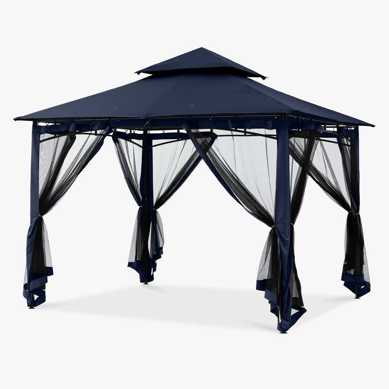 ABCCANOPY Patio Outdoor Gazebo for Double Roof Soft Canopy
