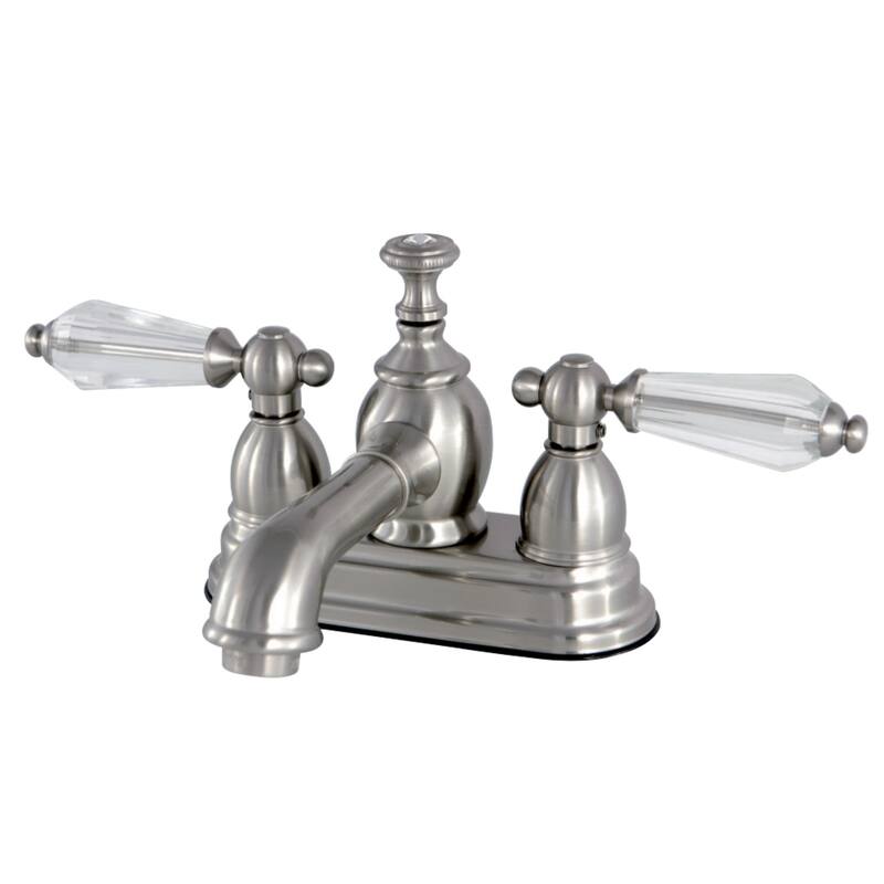 Wilshire 4 in. Centerset Bathroom Faucet - Brushed Nickel