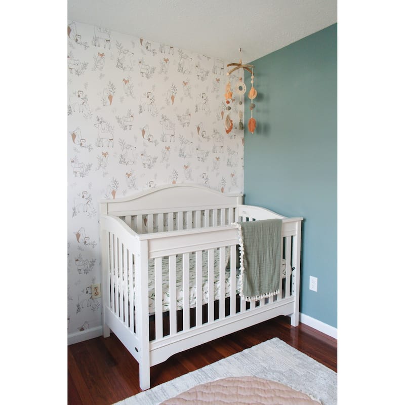 Crane Baby Nursery Wallpaper