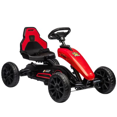 Pedal-Powered Go-Kart for Kids with Smooth EVA Wheels