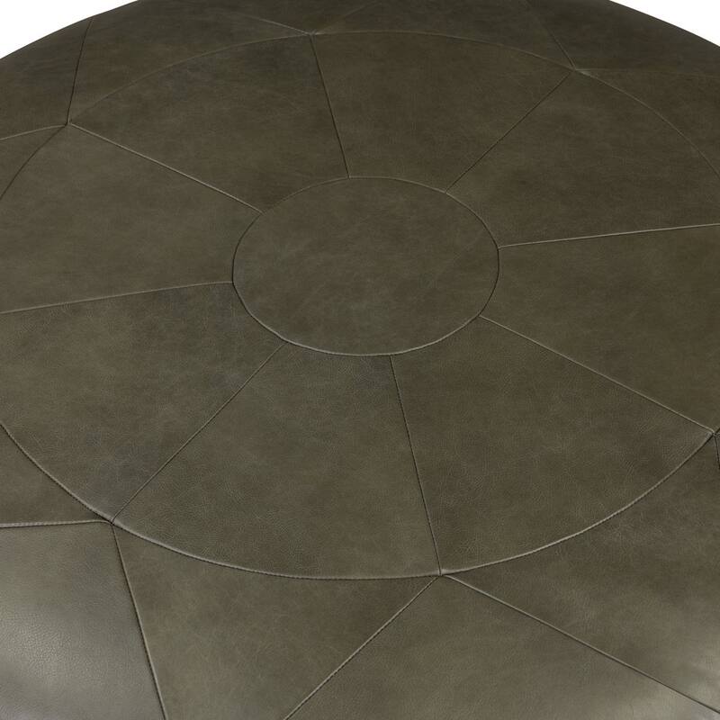 Poly & Bark Gio Ottoman - Full Grain Genuine Italian Leather