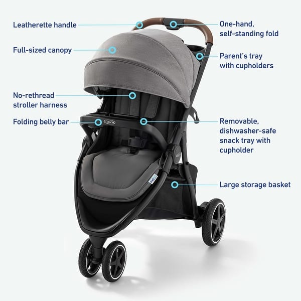slide 0 of 6, Graco Outpace™ All-Terrain Travel System