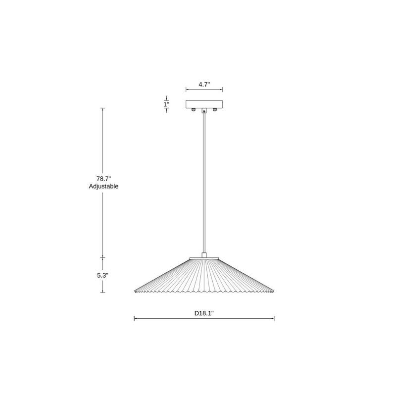 Amore 1 Light Pendant