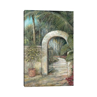 iCanvas "Tranquil Garden II" by Ruane Manning Canvas Print