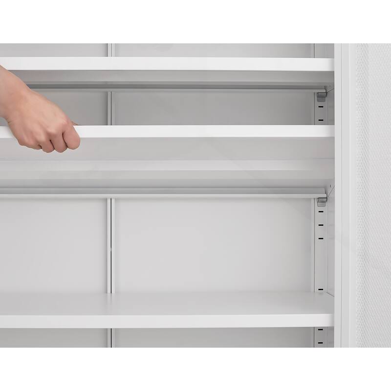 Versatile Double Door Shoe Cabinet with Innovative Design for Optimal Storage