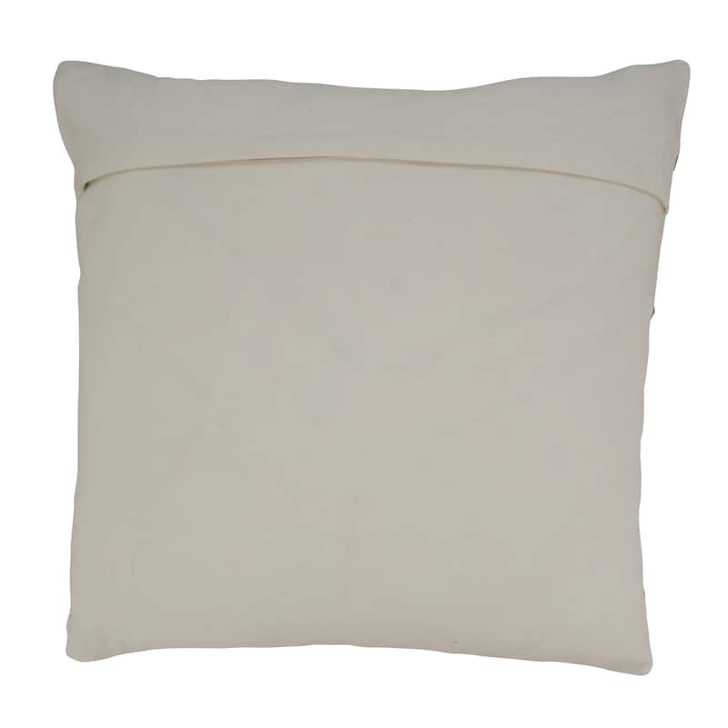 Throw Pillow With Dori Embroidered Design, 18"x18"