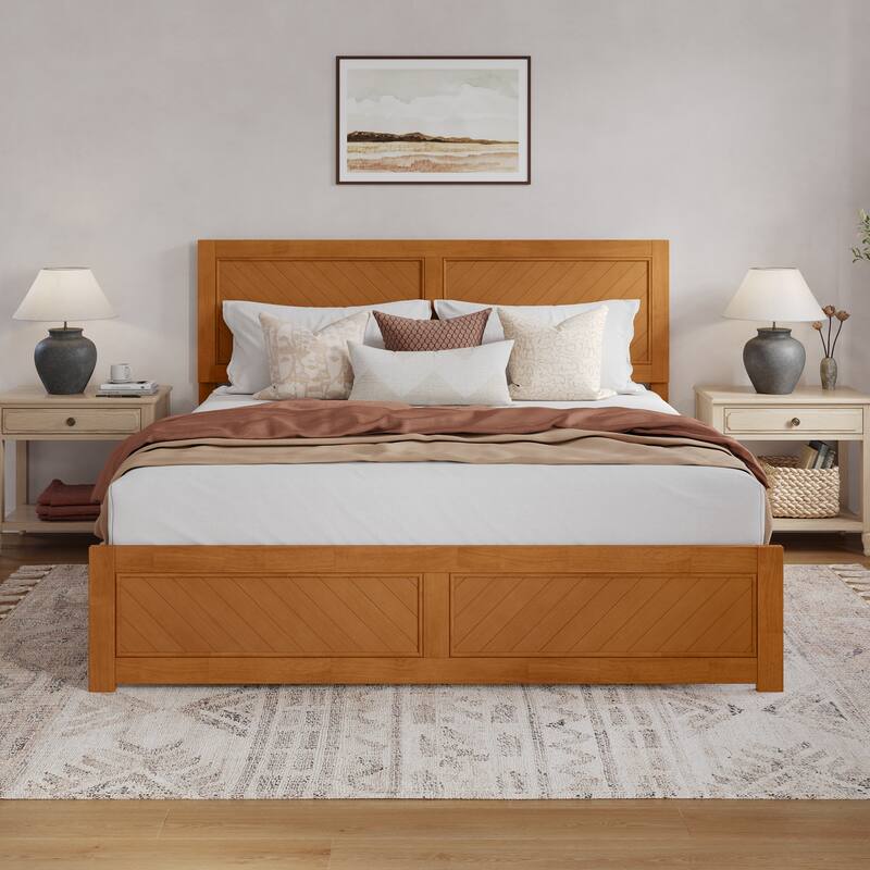 Canyon Foundation Bed Frame with Matching Footboard
