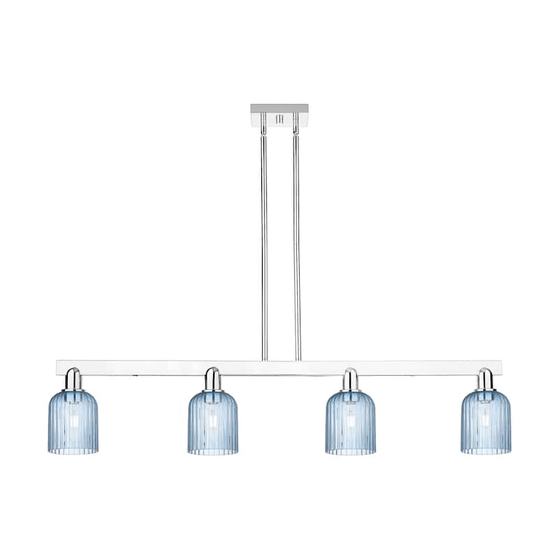 Innovations Lighting Downtown Urban - Bridal Veil - 4 Light 48" Stem Hung Island Light