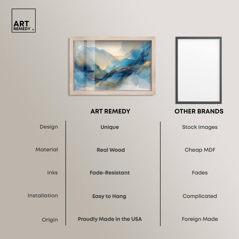 Postmodern Flow II Shadowbox by Art Remedy