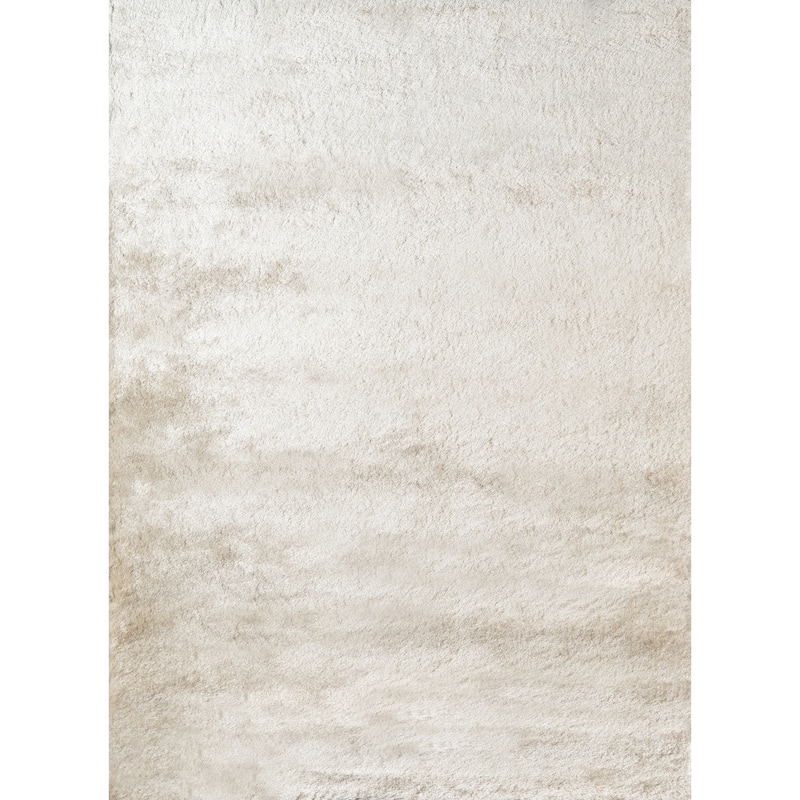 Momeni Luster Shag Hand Tufted Polyester Contemporary Solid Shag Rug