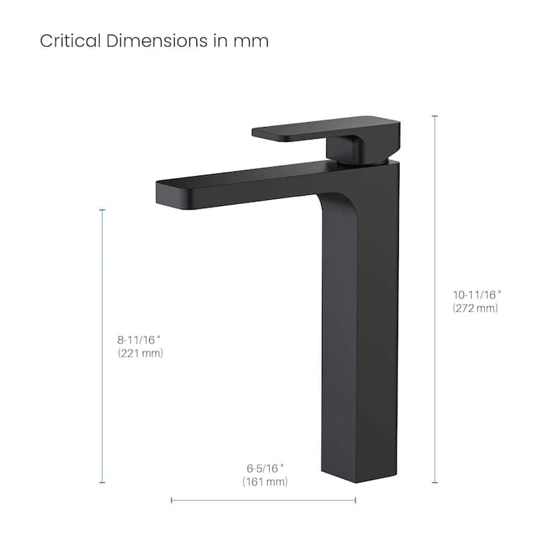 Blaze-T Single Handle Bathroom Vessel Sink Faucet