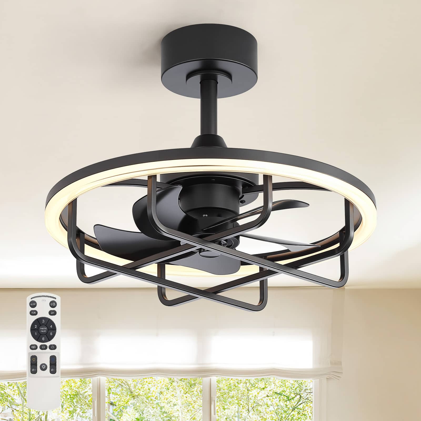 Option Black-Downrod Mount