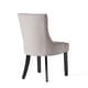 preview thumbnail 12 of 70, Cheney Contemporary Tufted Dining Chairs (Set of 2) by Christopher Knight Home - 21.50" L x 25.00" W x 36.00" H