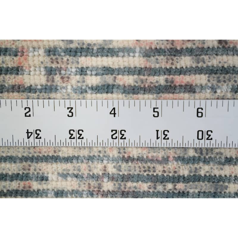 Hand Knotted Oriental Viscose Silk Carpet Modern Abstract Multi-Colored Abstract Area Rug - 4' 0'' X 2' 0''