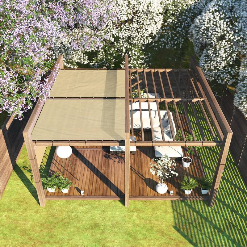 ColourTreeUSA 25 ft. Length Fence Privacy Screen Windscreen Cover Fabric Shade Tarp Netting Mesh Cloth Commercial Grade 170 GSM