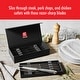 preview thumbnail 2 of 6, ZWILLING Porterhouse Razor-Sharp Steak Knife Set of 8 with Black Presentation Case, Gift Set - 8-pc