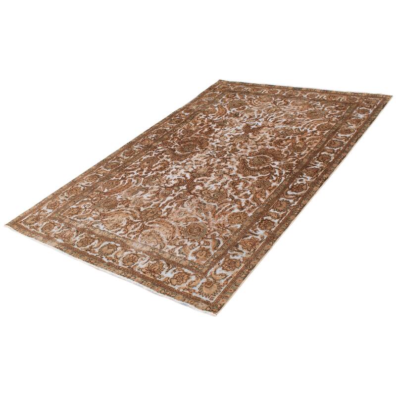 ECARPETGALLERY Hand-knotted Color Transition Blue Wool Rug - 7'1 x 10'11