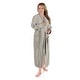preview thumbnail 6 of 53, Superior Unisex Turkish Cotton Terry Kimono Bathrobe with Embroidery Robe