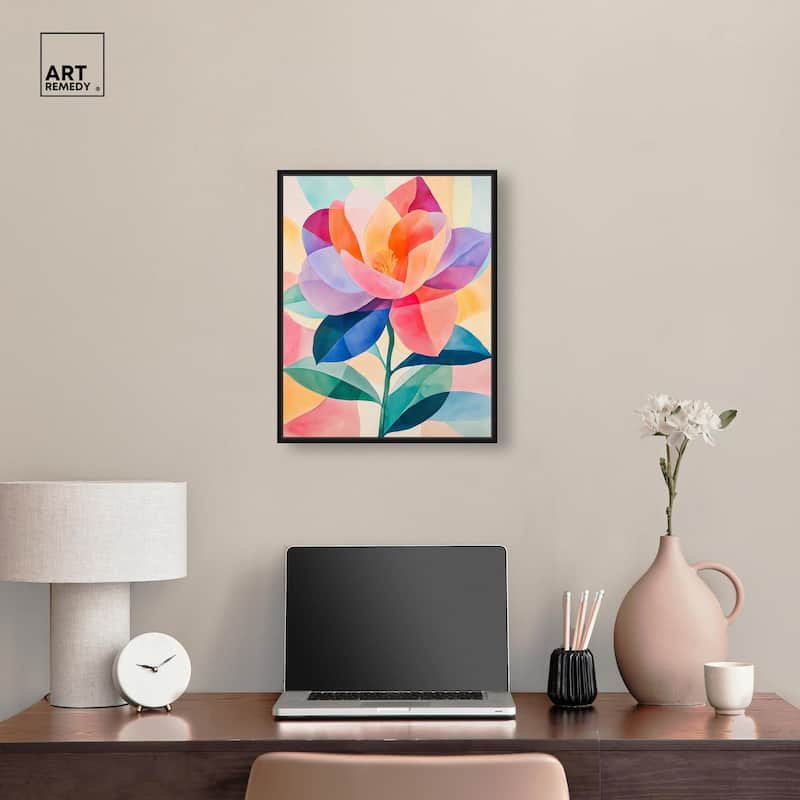 Ail Geofloral II Canvas by Art Remedy