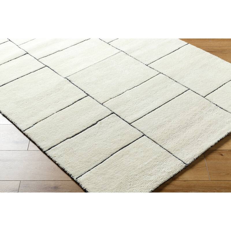 Layne Modern Checkered Area Rug