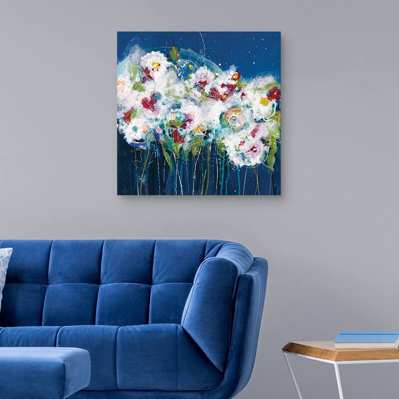 Garden Party I Crop by Jan Griggs Canvas Art Print