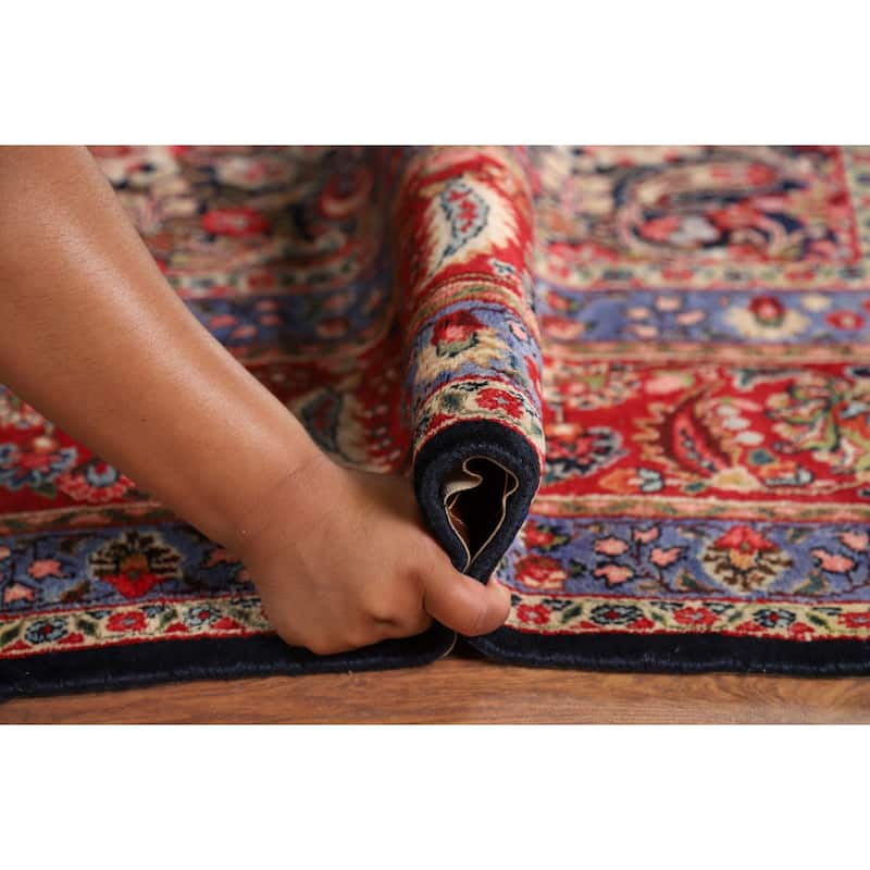 All-Over Mood Vintage Persian Area Rug Handmade Wool Carpet - 8'8" x 11'8"