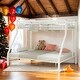 preview thumbnail 2 of 8, Twin XL over Queen Metal Bunk Bed with Ladder and Safety Guardrails,Kids Bed Design