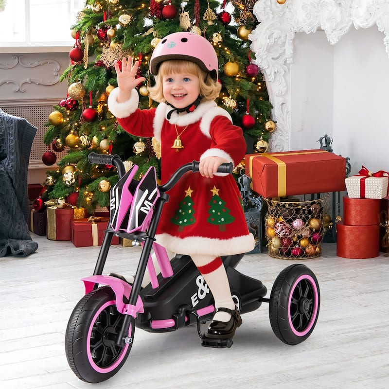 Gymax Kids Tricycle w/Foot Pedals Forward/Backward Steering Handlebars