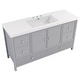 preview thumbnail 31 of 35, Christopher Knight Home - Modern 60-Inch Bathroom Vanity with Separate Sink and Soft-Close Storage