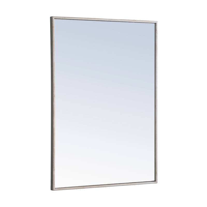 Strick & Bolton Posey Rectangular Metal Mirror