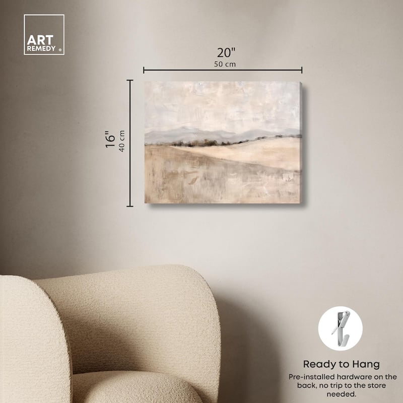 Distant Hills II Canvas by Art Remedy, Gallery Wrapped