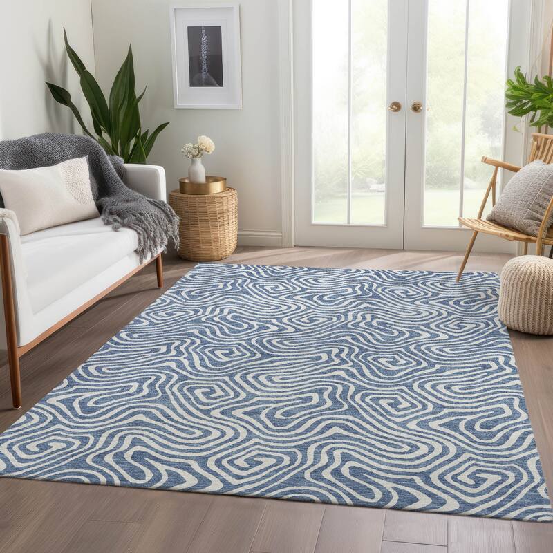 Premium Washable Super Soft Modern Trippy Mayfield Rug