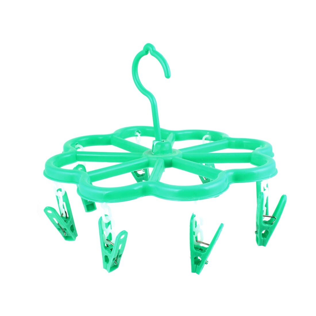 Shop Home Green Plastic Scarf Towel Clothes Drying Rack