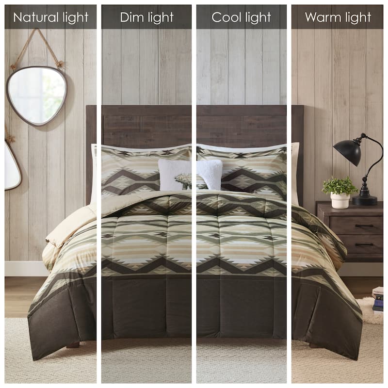 Woolrich Emmet Creek Down Alternative Comforter Set with Throw Pillow