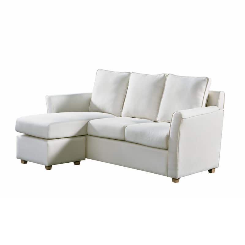 Golt Contemporary Faux Leather Upholstered L-Shaped Sectional by Furniture of America