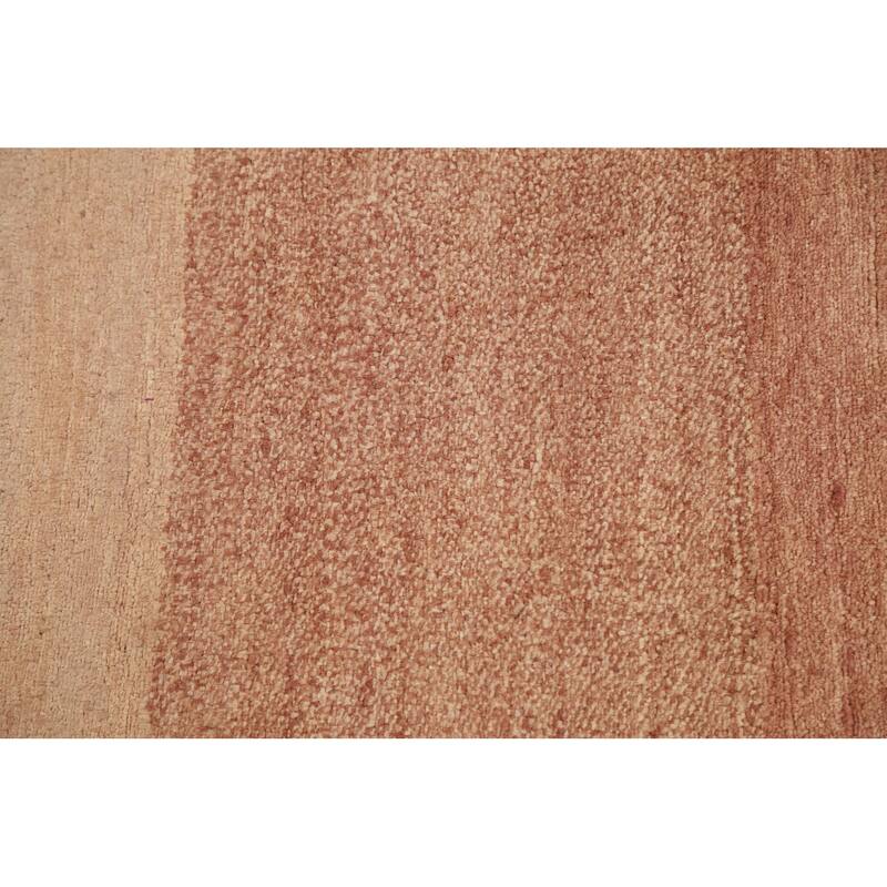 Modern Oriental Gabbeh Kashkoli Runner Rug Wool Hand-knotted Carpet - 2'7" x 10'3"