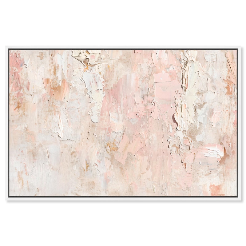 Impasto Layers Canvas by Art Remedy - 36" x 24" - White