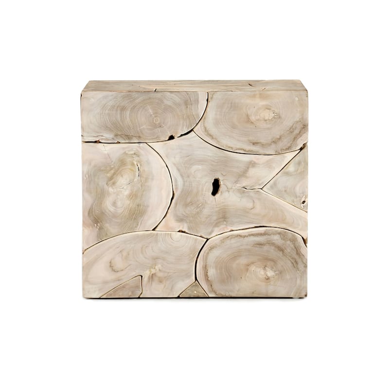 Classic Home Sorrento Teak Wood End Table